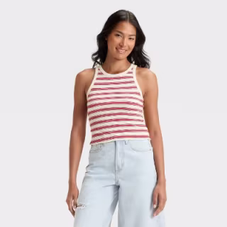 Universal Thread Variegated Ribbed Tank Top