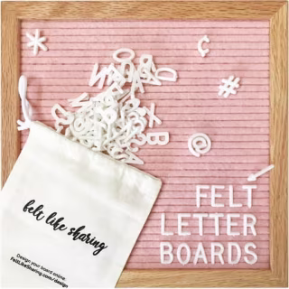Felt Like Sharing Felt Letter Board