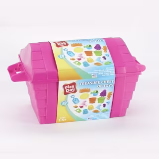 Play Day Treasure Chest with Sand Toys (20 Piece)
