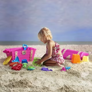 Play Day Treasure Chest with Sand Toys (20 Piece)