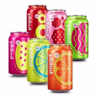 Poppi Prebiotic Soda, 12 Pack Cans