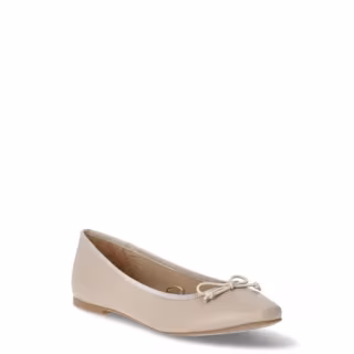 Time and Tru String Bow Ballet Flats