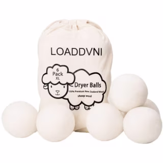 Loaddvni Wool Dryer Balls - 6 Pack