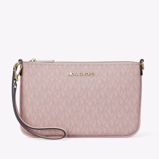 Michael Kors Jet Set Small Signature Logo Convertible Wristlet