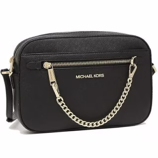 Michael Kors Jet Set Large East West Zip Chain Crossbody Handbag