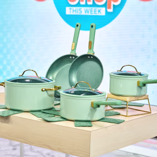 Thyme & Table Granite 12-Piece Non-Stick Cookware Set