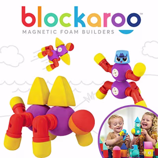 Blockaroo Magnetic Foam Building Blocks
