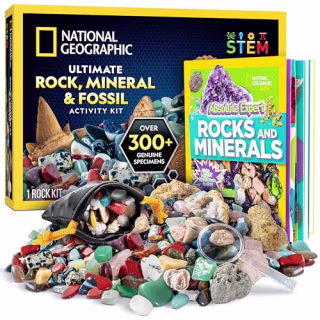 National Geographic Ultimate Rock, Mineral and Fossil Activity Kit