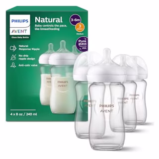 Philips Avent Natural Glass Baby Bottles 
