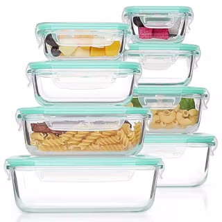 Vtopmart Glass Food Storage Containers (Set of 8)