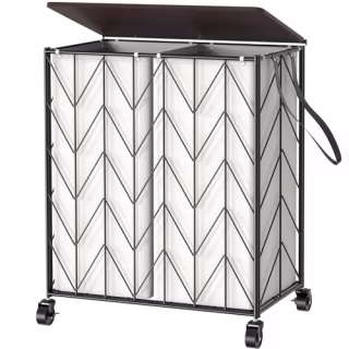 Wowlive Laundry Basket with Wheels