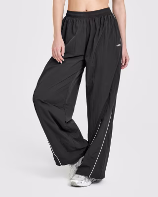Oner Active Oversized Piped Woven Straight Leg Track Bottoms