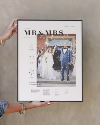Still Novel Signature Wedding Print