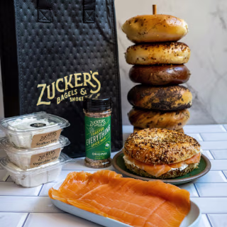 Zucker's Vegan Bagel Brunch for 6