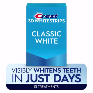 Crest 3D Whitestrips Classic White Dental Whitening Kit