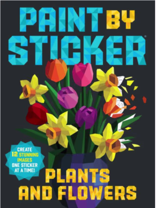 Paint by Sticker: Plants and Flowers