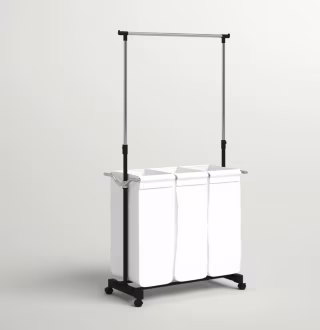 Wayfair Basics Laundry Center with Hanging Bar
