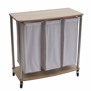 Dotted Line Elena 3 Bag Laundry Sorter