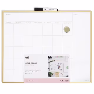 U Brands Dry Erase Calendar Board