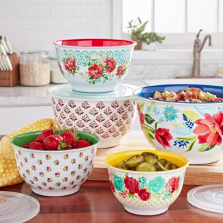 The Pioneer Woman Melamine Mixing Bowl Set (10 Piece)