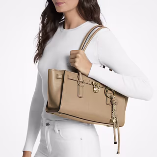 Michael Kors Hamilton Moderne Small Leather Satchel
