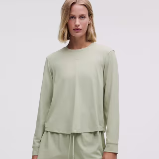Lululemon Pace Crush Cross-Back UV-Protective Graphic Long-Sleeve Shirt