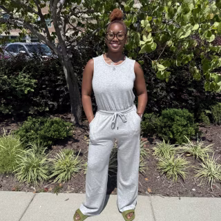 Scoop Scuba Knit Racerback Wide Leg Jumpsuit
