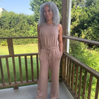 Scoop Scuba Knit Racerback Wide Leg Jumpsuit