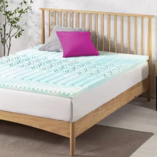 Tulo Gel Memory Foam Zoned Support Mattress Topper