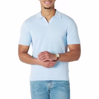 Amazon Essentials Men's Knit Polo Sweater