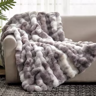 Cozy Bliss Faux Fur Throw Blanket