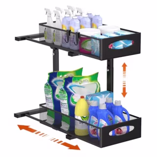 2 Pack Under Sink Organizer