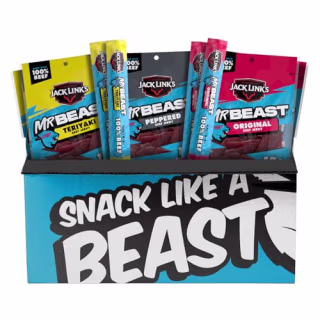 Jack Link’s x MrBeast Beast Beef Jerky Variety Box