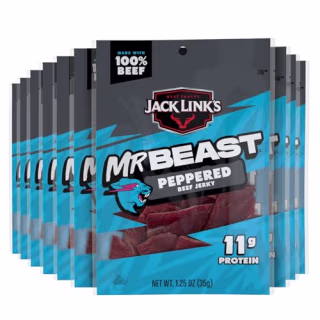 Jack Link’s x MrBeast Peppered Beef Jerky