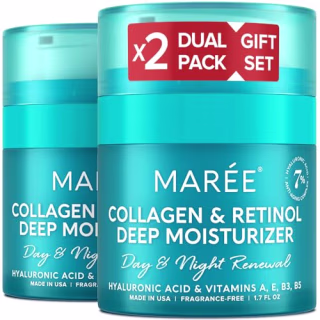 MAREE Face Moisturizer Collagen Cream 2-Pack