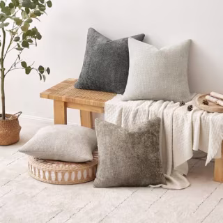 Miulee ouch Throw Pillow Covers (Pack of 4)