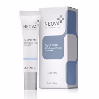 NEOVA SmartSkincare Cu3 Lip Repair, a moisture-sealing formula nourishes and protects
