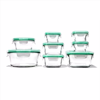 OXO Good Grips 16 Piece Glass Smart Seal Airtight Everyday Container Set