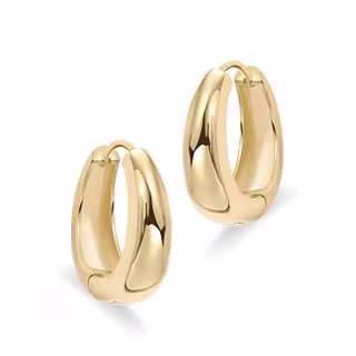 Pavoi 14K Small Chunky Hoops Earrings