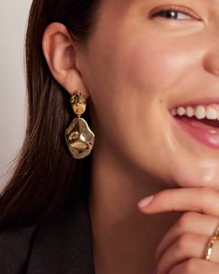 Pavoi 14K Teardrop Statement Dangle Earrings