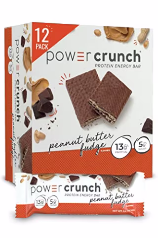 Power Crunch Peanut Butter Fudge Protein Wafer Bars