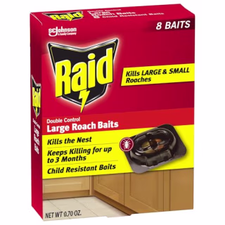 Raid Double Control Large Roach Baits