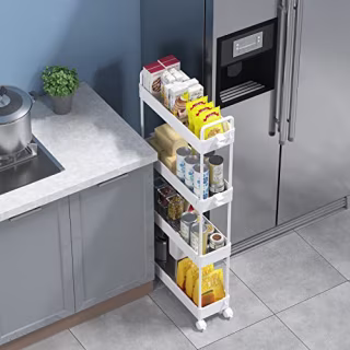 Solejazz Slim 4-Tier Bathroom Organizer