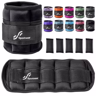 Sportneer Adjustable Weighted Ankle Weights