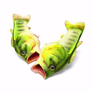 Unisex Fish-Shaped Slippers