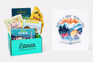 Literati Baby Shower Book Gift Box