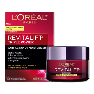 L'Oréal Paris Revitalift Triple Power Face and Neck Moisturizer SPF 30