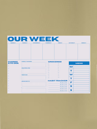 Sønderhaus Our Week Planner Pad