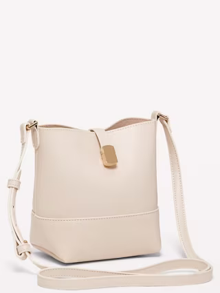 Old Navy Small Preppy Bucket Crossbody Bag