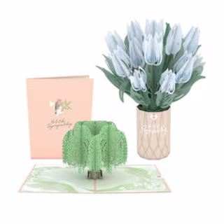 Lovepop Sympathy Tree and Tulips Bundle